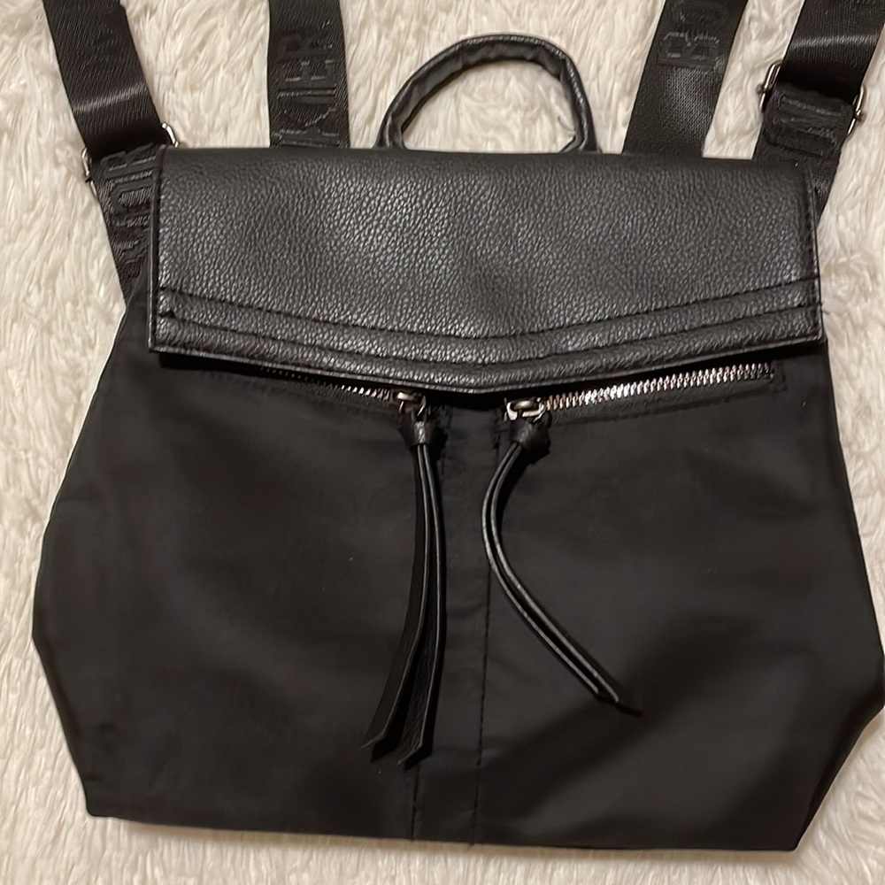 Nwt Botkier New York Trigger Mini Black Nylon Bac… - image 2